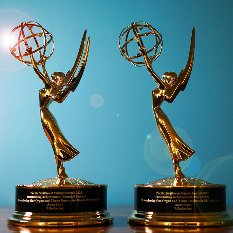 Lifesharing Wins 2 Emmy Awards for Film Honoring Organ Donors